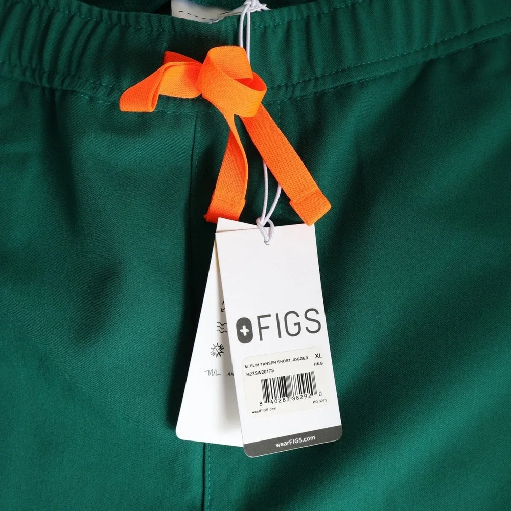 NWT FIGS Men's Tansen Jogger Scrub Pants Hunter Green Size XL